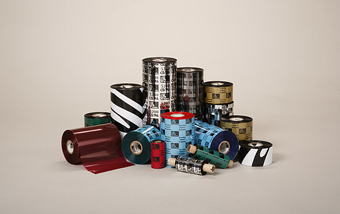 ZEBRA, CONSUMABLES, WAX RIBBON, 6.14